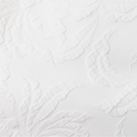 Lilly Pulitzer White Pineapple Pucker Jacquard romper Sz 12 NWT One shoulder - Picture 5 of 6